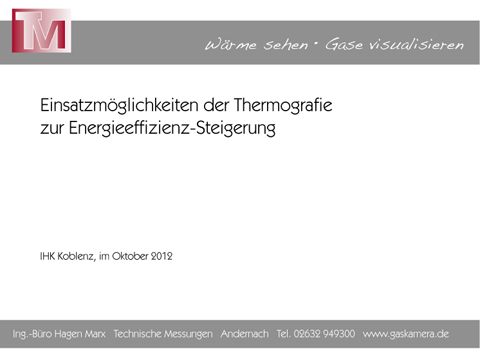 Vortrag: Energieeffizienz